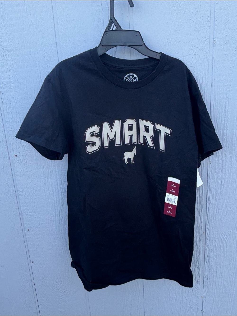 SMART Graphic Short Sleeve Tee Humor - Black